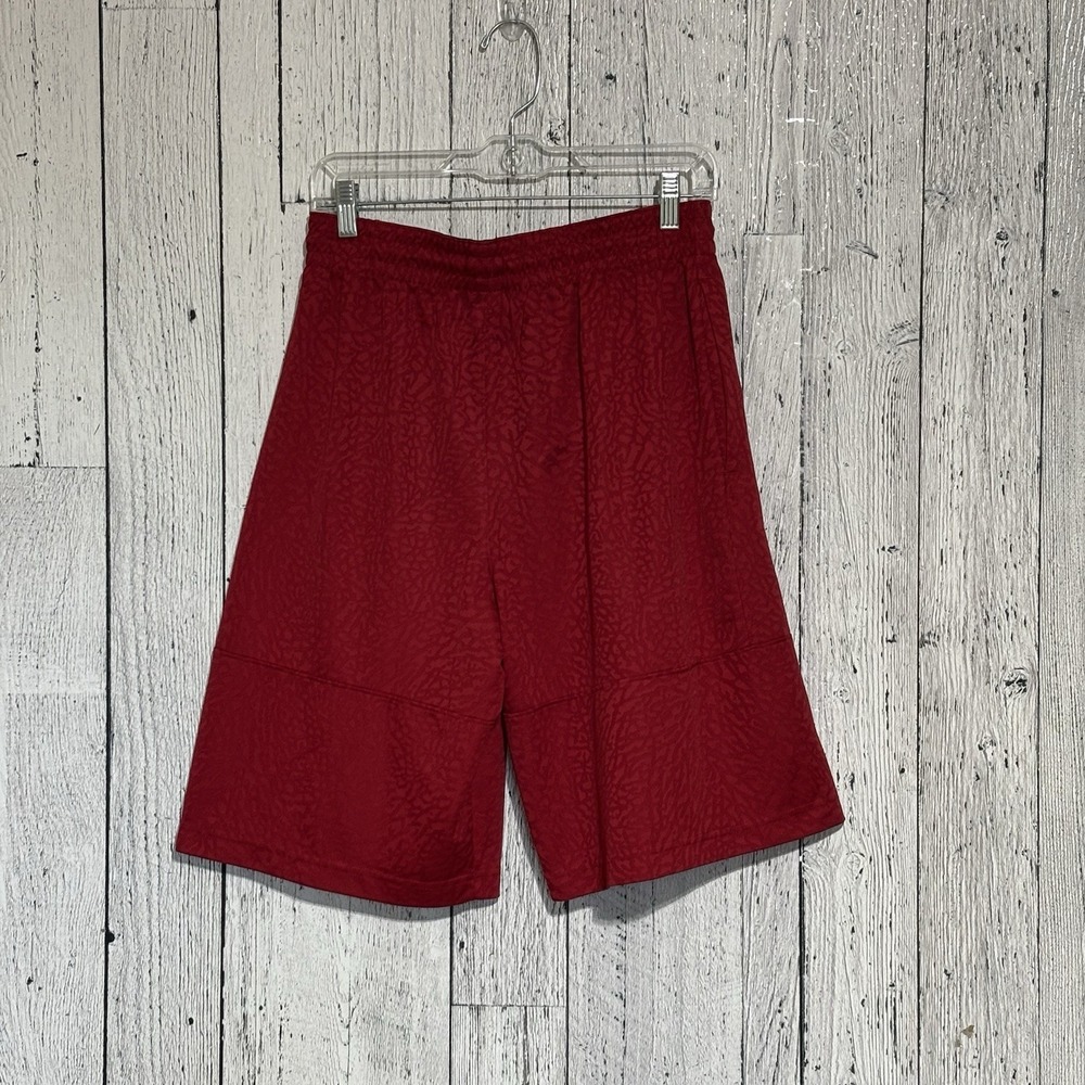 Jordan Men's Basketball Red Shorts Size L Dri-fit With Drawstring  Jumpman Print - Picture 2 of 12